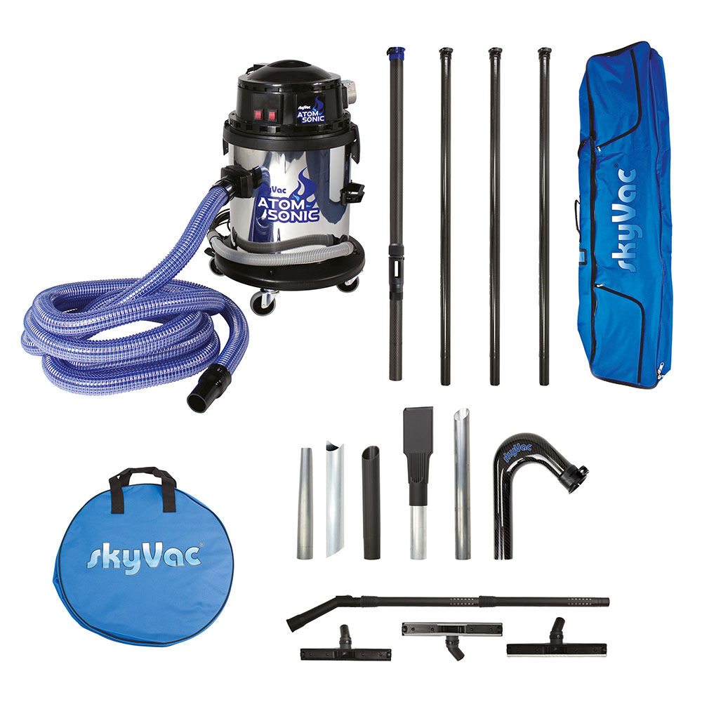 skyVac Atom Sonic Dachrinnensauger Set