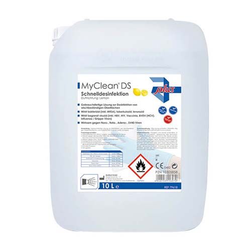 MyClean DS, Schnelldesinfektion Orange, 10 L Kanister MyClean DS, Schnelldesinfektion Orange, 10 L Kanister