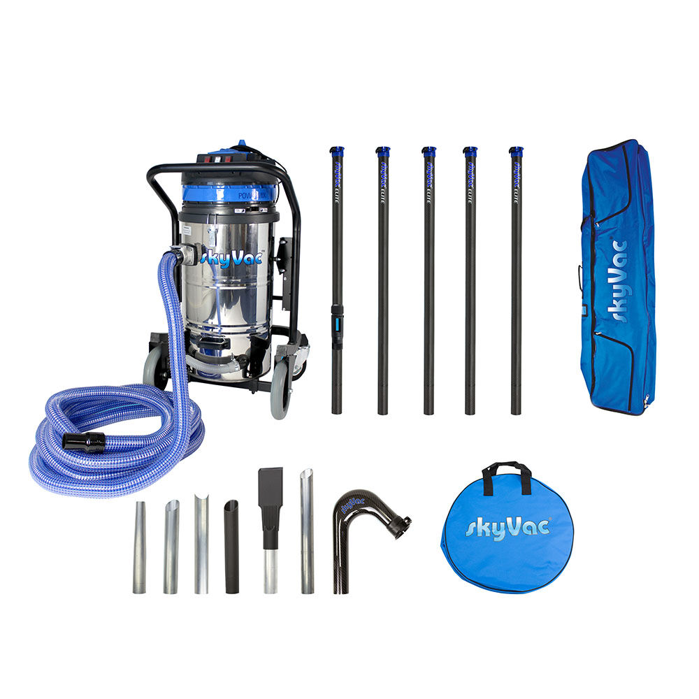 skyVac Industrial 85 Dachrinnen-Reinigungsset, 9 m skyVac Industrial 85 Dachrinnen-Reinigungsset, 9 m