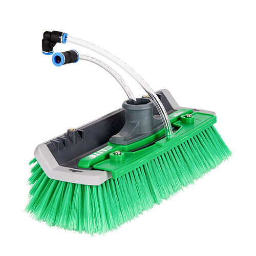 Unger nLite Winkelbürste, grüne gesplissene Borsten, 28 cm Unger nLite Winkelbürste, grüne gesplissene Borsten, 28 cm