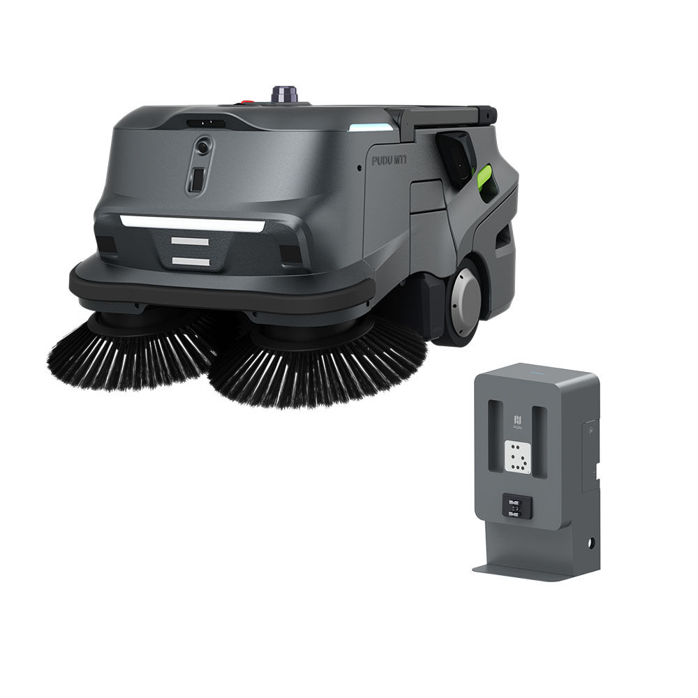 PUDU MT1 Kehr- und Reinigungsroboter Set inkl. Dockingstation PUDU MT1 Kehr- und Reinigungsroboter Set inkl. Dockingstation