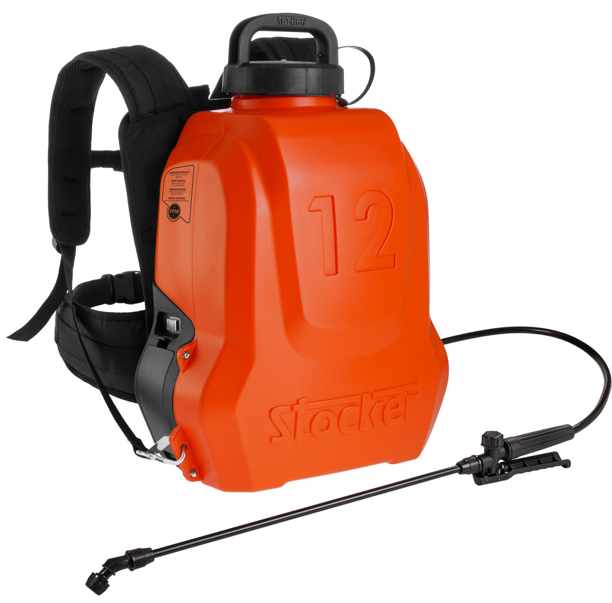 Stocker Akku Drucksprüher Rückenspritze Ergo 12 Liter