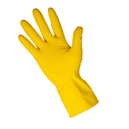 Haushaltshandschuhe ENA Household, Latex, gelb