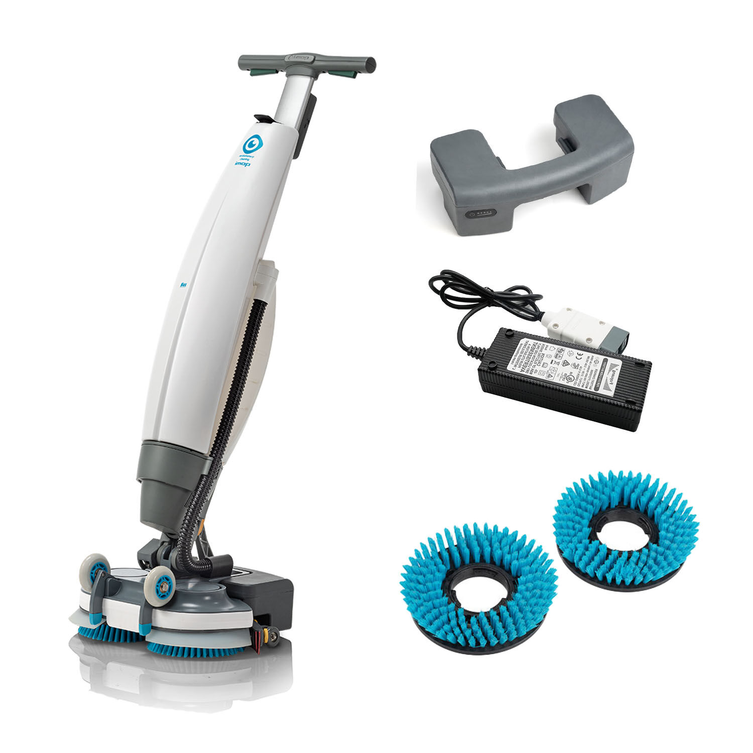 i-mop 36 Scheuersaugmaschinen-Komplettset mit Akku & Ladegerät