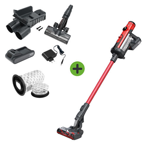 Numatic Henry Quick Akkusauger inkl. 1 Akku, rot