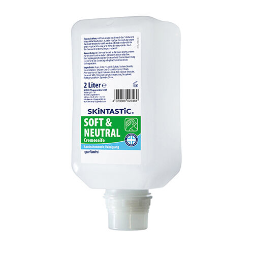 Skintastic soft & neutral – Cremeseife, 2 L Softflasche Skintastic soft & neutral – Cremeseife, 2 L Softflasche