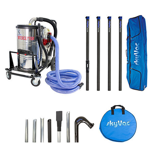 skyVac Interceptor Dachrinnensauger-Set, Zugstarter, 6 m skyVac Interceptor Dachrinnensauger-Set, Zugstarter, 6 m
