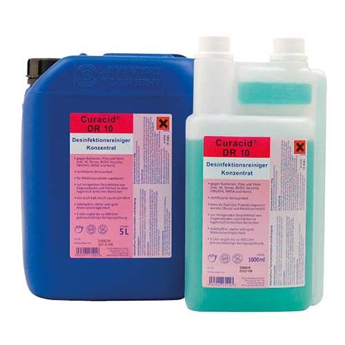 Curacid DR10 Desinfektionsreiniger, 1 L Flasche Curacid DR10 Desinfektionsreiniger, 1 L Flasche