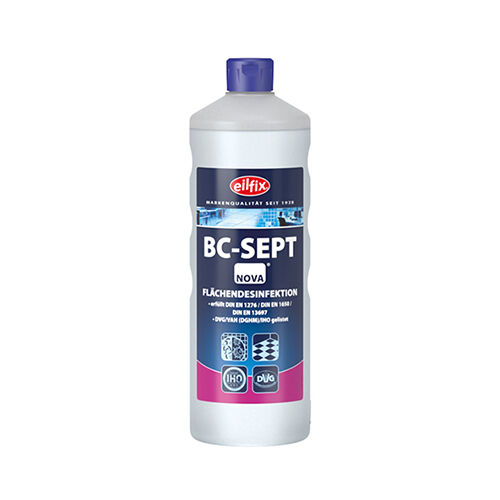 eilfix BC-Sept Nova, Flächendesinfektion, 1 L Flasche - Konzentrat eilfix BC-Sept Nova, Flächendesinfektion, 1 L Flasche - Konzentrat