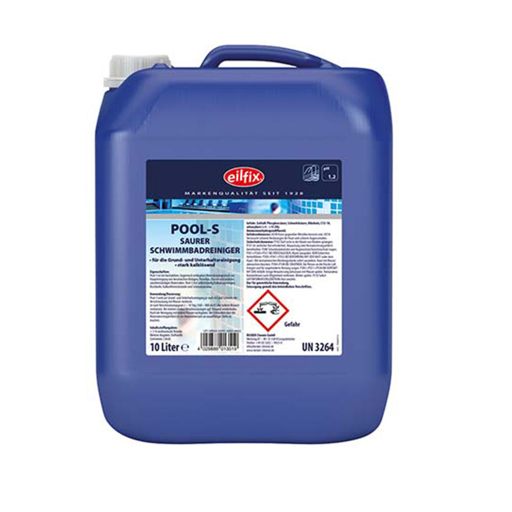 Pool-S Schwimmbadreiniger sauer, 6 kg Kanister Pool-S Schwimmbadreiniger sauer, 6 kg Kanister