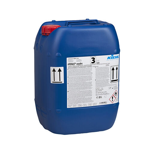 Kiehl ARENAS-oxydes, flüssige Desinfektions- und Bleichkomponente, 20 L Kanister Kiehl ARENAS-oxydes, flüssige Desinfektions- und Bleichkomponente, 20 L Kanister