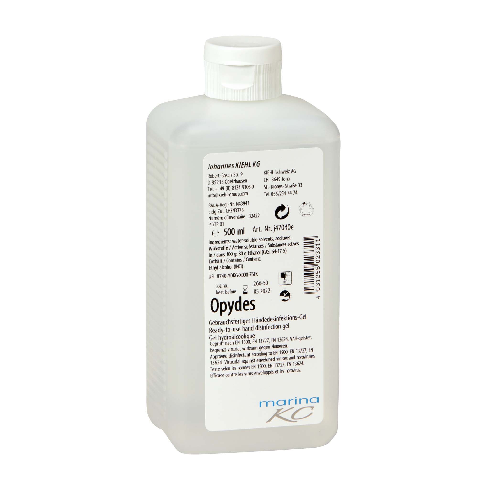 Kiehl Opydes, Händedesinfektions-Gel Kiehl Opydes, Händedesinfektions-Gel