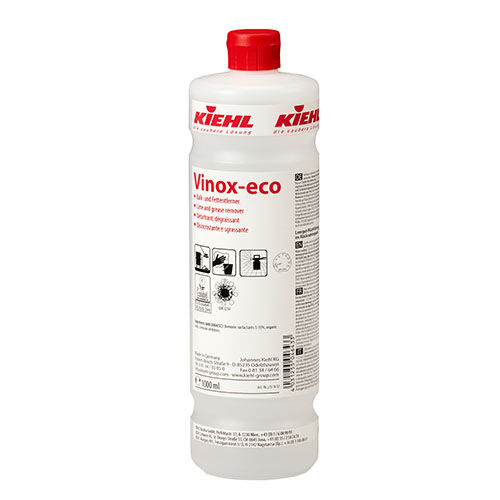 Kiehl Vinox-eco, Kalk- und Fettentferner, 1 L Flasche Kiehl Vinox-eco, Kalk- und Fettentferner, 1 L Flasche
