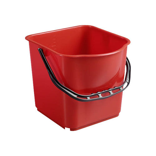 Kunststoffeimer, 15 L, rot Kunststoffeimer, 15 L, rot