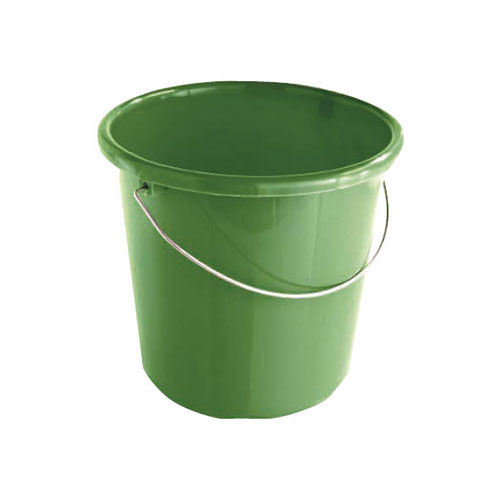 Kunststoffeimer mit Metallbügel, 10 L, grün Kunststoffeimer mit Metallbügel, 10 L, grün