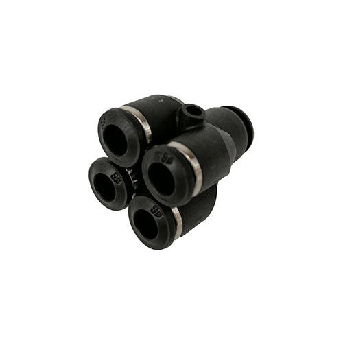 8 mm Steckverbinder auf 4 x 6 mm Steckverbinder