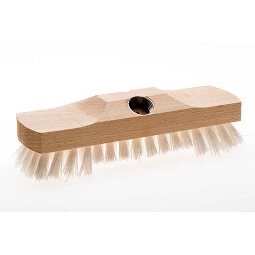 Schrubber-PPN, weiß, 23 cm, ohne Bart, mit Gewinde