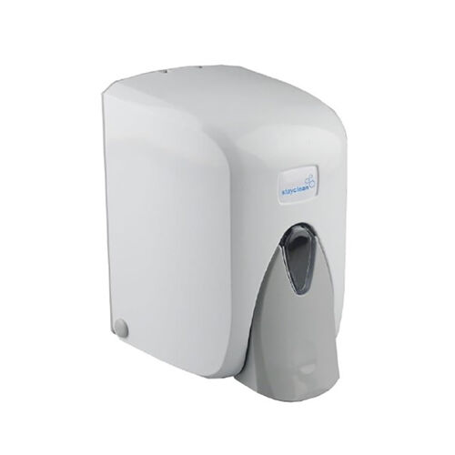 Seifenspender Profi 500 ml, weiß/grau Seifenspender Profi 500 ml, weiß/grau