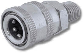 Schnellkupplung 3/8" Außengewinde Edelstahl Schnellkupplung 3/8" Außengewinde Edelstahl