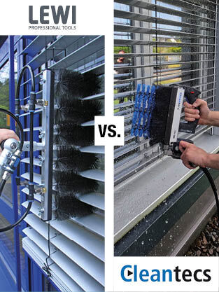 Lamellenreiniger: rotierende vs. starre Bürsten