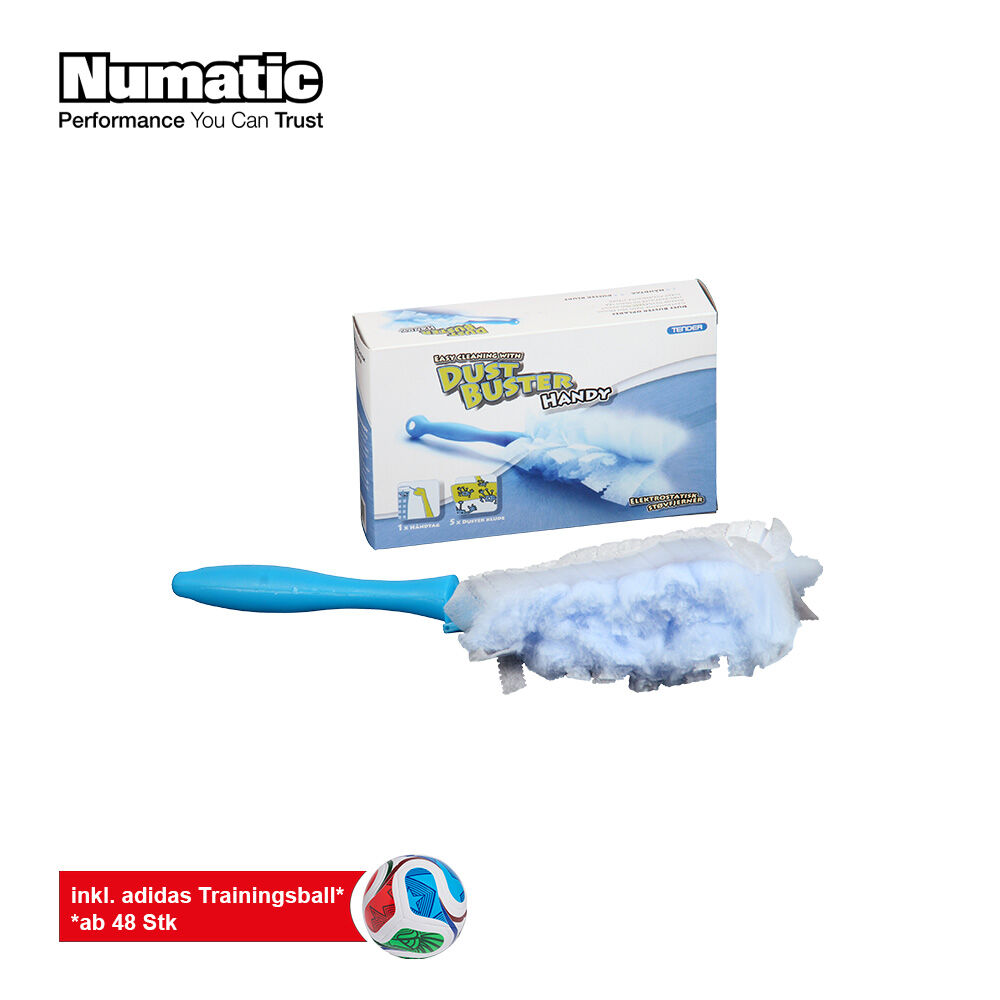 Numatic WM Aktion Numatic Duster Buster Set, 48 Stk + 1 adiddas Trainingsball gratis