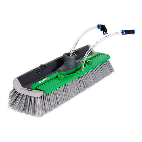 Unger nLite Winkelbürste, graue ungesplissene Borsten, 41 cm