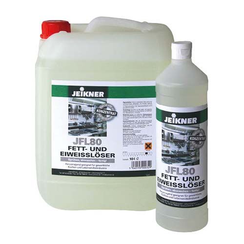 Jeikner JFL80 Fett- und Eiweißlöser, 1 L Flasche Jeikner JFL80 Fett- und Eiweißlöser, 1 L Flasche