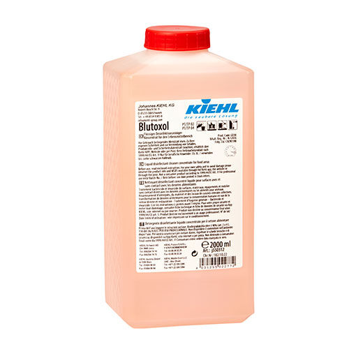 Kiehl Blutoxol, Desinfektionsreiniger-Konzentrat, 2 L Flasche Kiehl Blutoxol, Desinfektionsreiniger-Konzentrat, 2 L Flasche