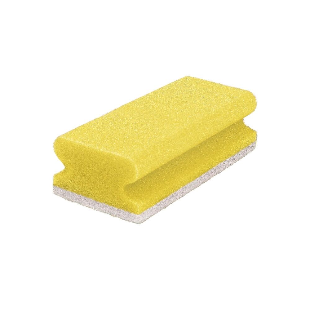 Putzschwamm kratzfrei, gelb/weiß, 150 x 70 x 45 mm