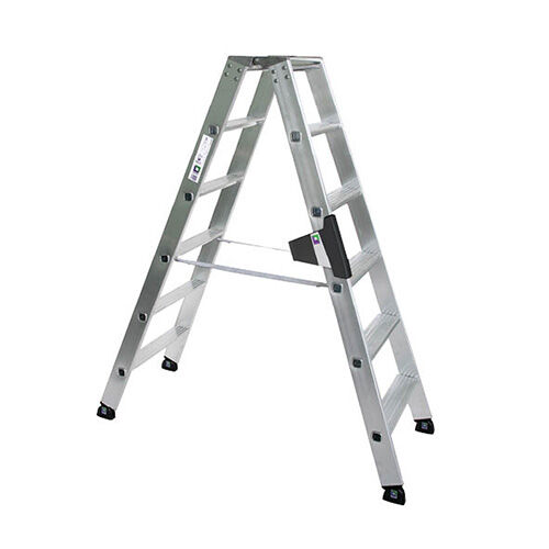 Munk Aluminium-Stehleiter, beidseitig begehbar Munk Aluminium-Stehleiter, beidseitig begehbar