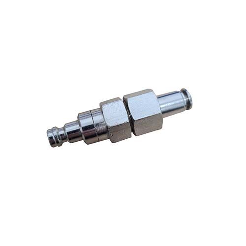 Stecknippel 6 mm mit 1/4" Gewinde und 4 mm Stecker für Streamline Dragonfly