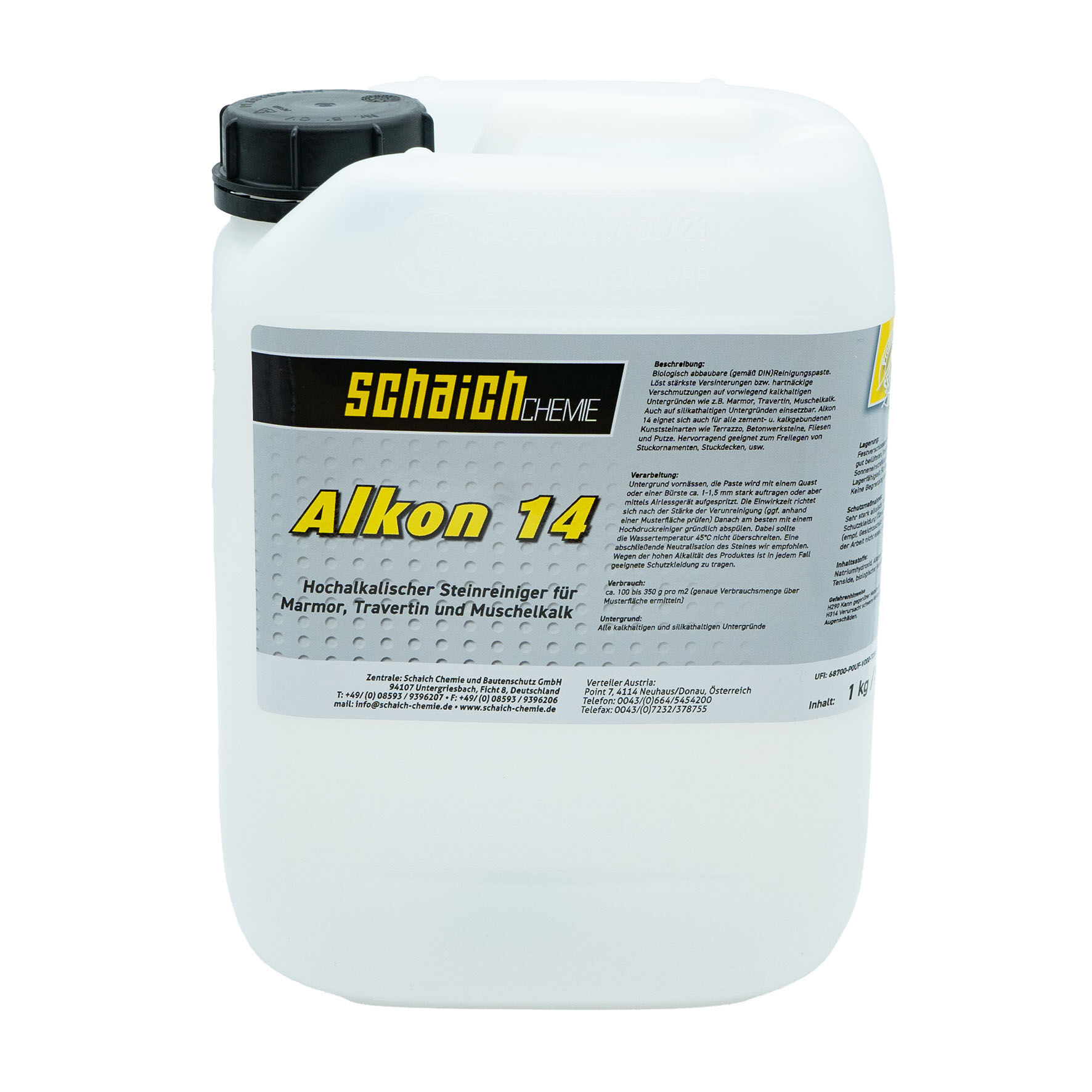 Schaich Alkon 14 Konzentrat Alkalischer Reiniger, 33 kg Kanister