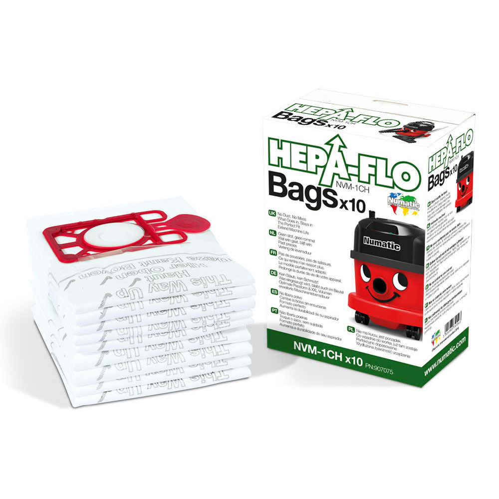 Numatic Filtervliesbeutel (H)EPA-FLO NVM-1CH Numatic Filtervliesbeutel (H)EPA-FLO NVM-1CH