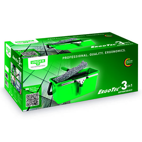 Unger Glasreinigungs-Set ErgoTec Advanced 3in1 Unger Glasreinigungs-Set ErgoTec Advanced 3in1
