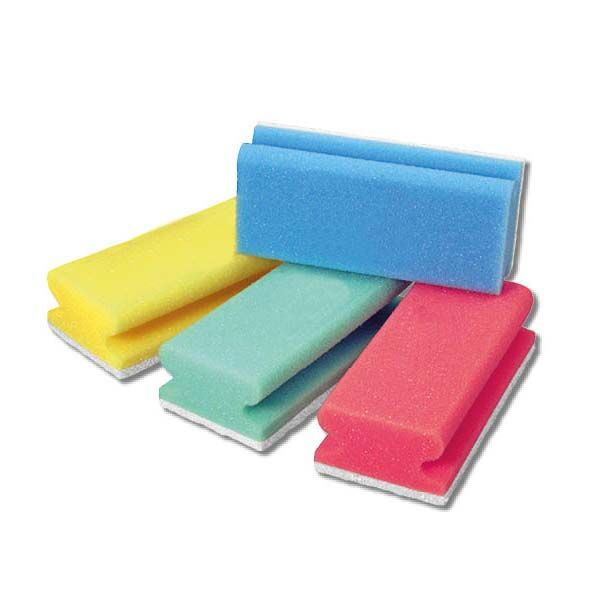 Putzschwamm kratzfrei, blau/weiß, 150 x 70 x 45 mm Putzschwamm kratzfrei, blau/weiß, 150 x 70 x 45 mm