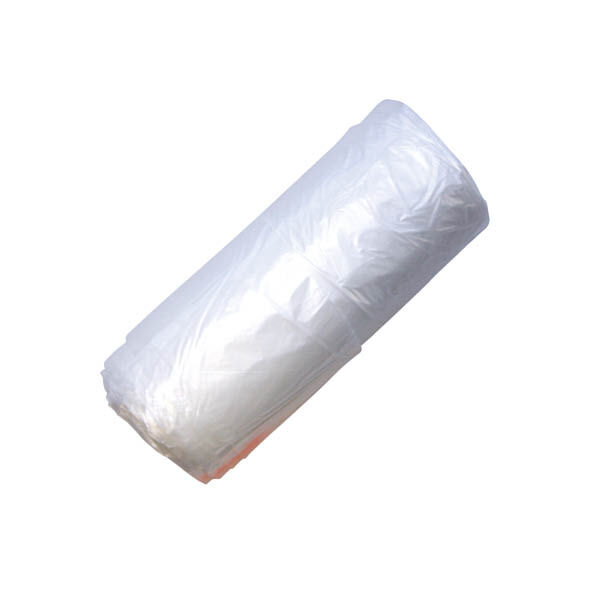 Müllbeutel 25 L, mit Tragegriff, 11my, transparent