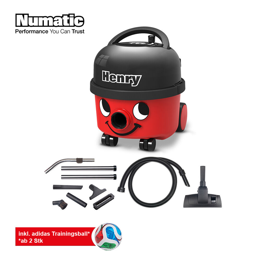 Numatic WM Aktion Numatic Henry Compact Staubsauger, 3 Stk + addidas Trainingsball gratis