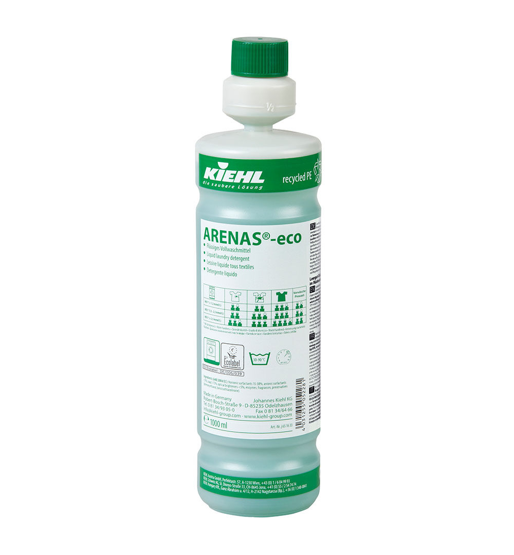 Kiehl ARENAS-eco, flüssiges Vollwaschmittel, 1 L Flasche Kiehl ARENAS-eco, flüssiges Vollwaschmittel, 1 L Flasche
