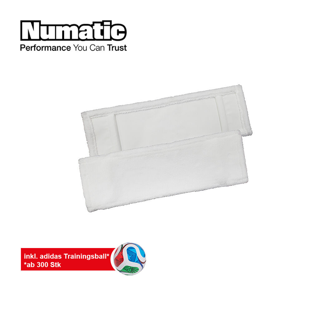 Numatic WM Aktion NuTex SmartPlus Micro ST Wischbezug, 40 cm, 300 Stk + adidas Trainingsball gratis